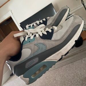 Air Max 90 Pure Platinum Worn Blue 8 Men’s Sneaker